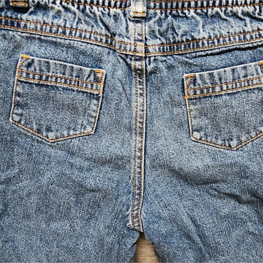 Gymboree Boy's Vintage Infant Elastic Waist Lined Denim Pants Size 12-18 Months